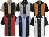 W&H Embroidered Short Sleeve 2-Tone Shirt
