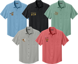 W&H Embroidered Short Sleeve Dockside Shirt